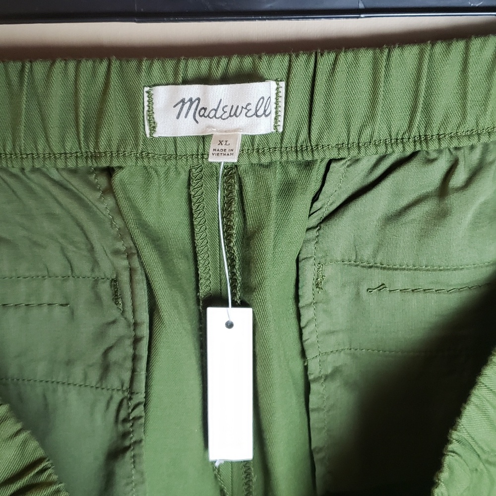 Nwt madewell birch leaf pull on shorts w/ pockets - Picture 6 of 7